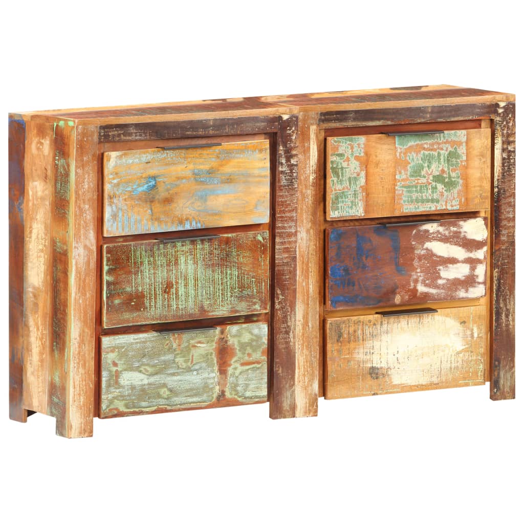 vidaXL Drawer Cabinet 46.5"x13"x29.5" Solid Reclaimed Wood-5
