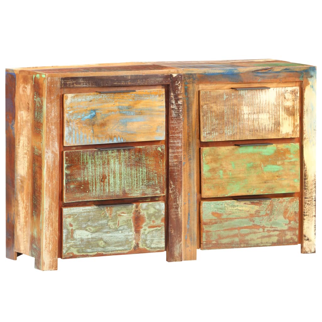 vidaXL Drawer Cabinet 46.5"x13"x29.5" Solid Reclaimed Wood-6