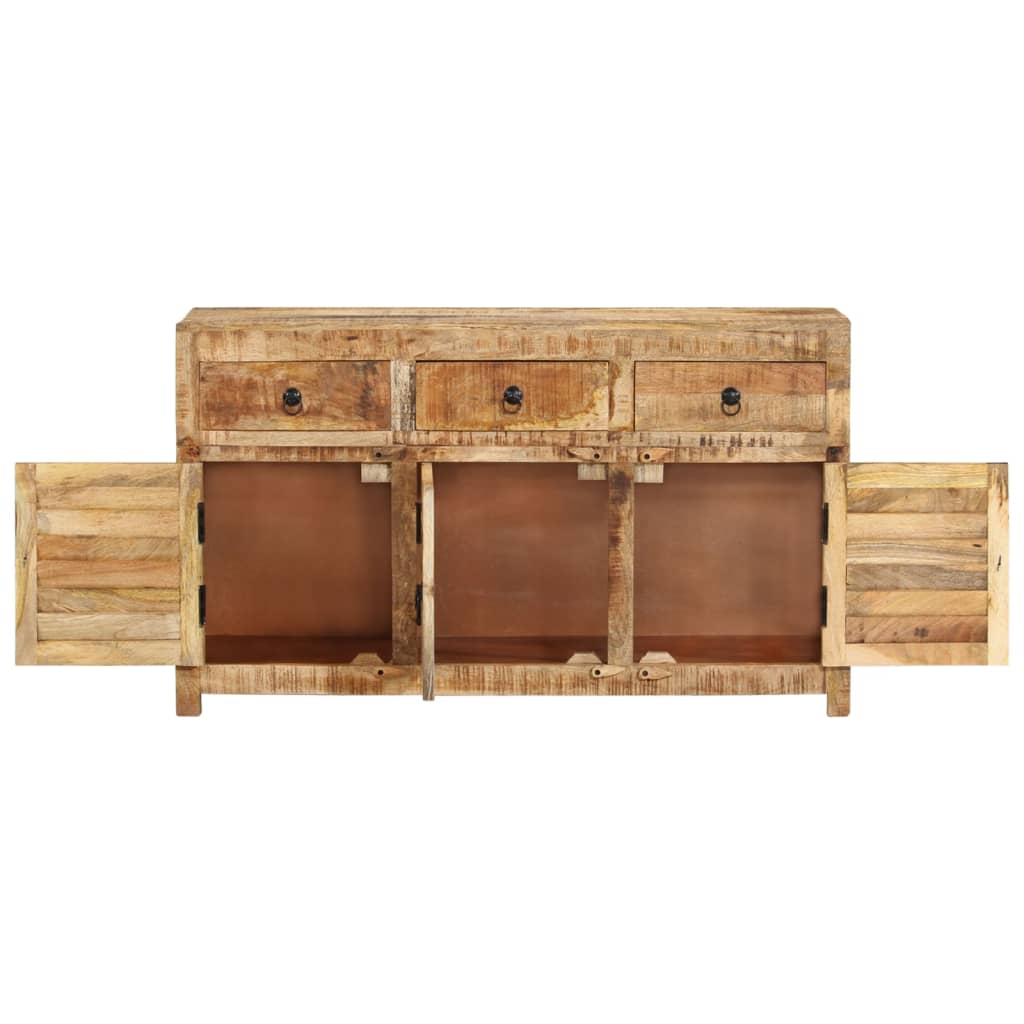 vidaXL Sideboard 43.3"x11.8"x25.6" Solid Wood Mango-3