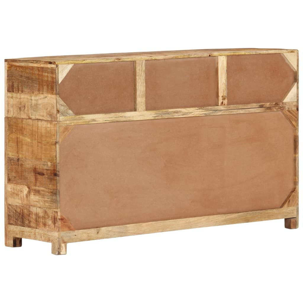 vidaXL Sideboard 43.3"x11.8"x25.6" Solid Wood Mango-4
