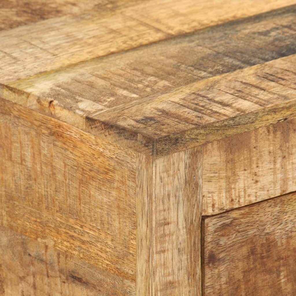 vidaXL Sideboard 43.3"x11.8"x25.6" Solid Wood Mango-5