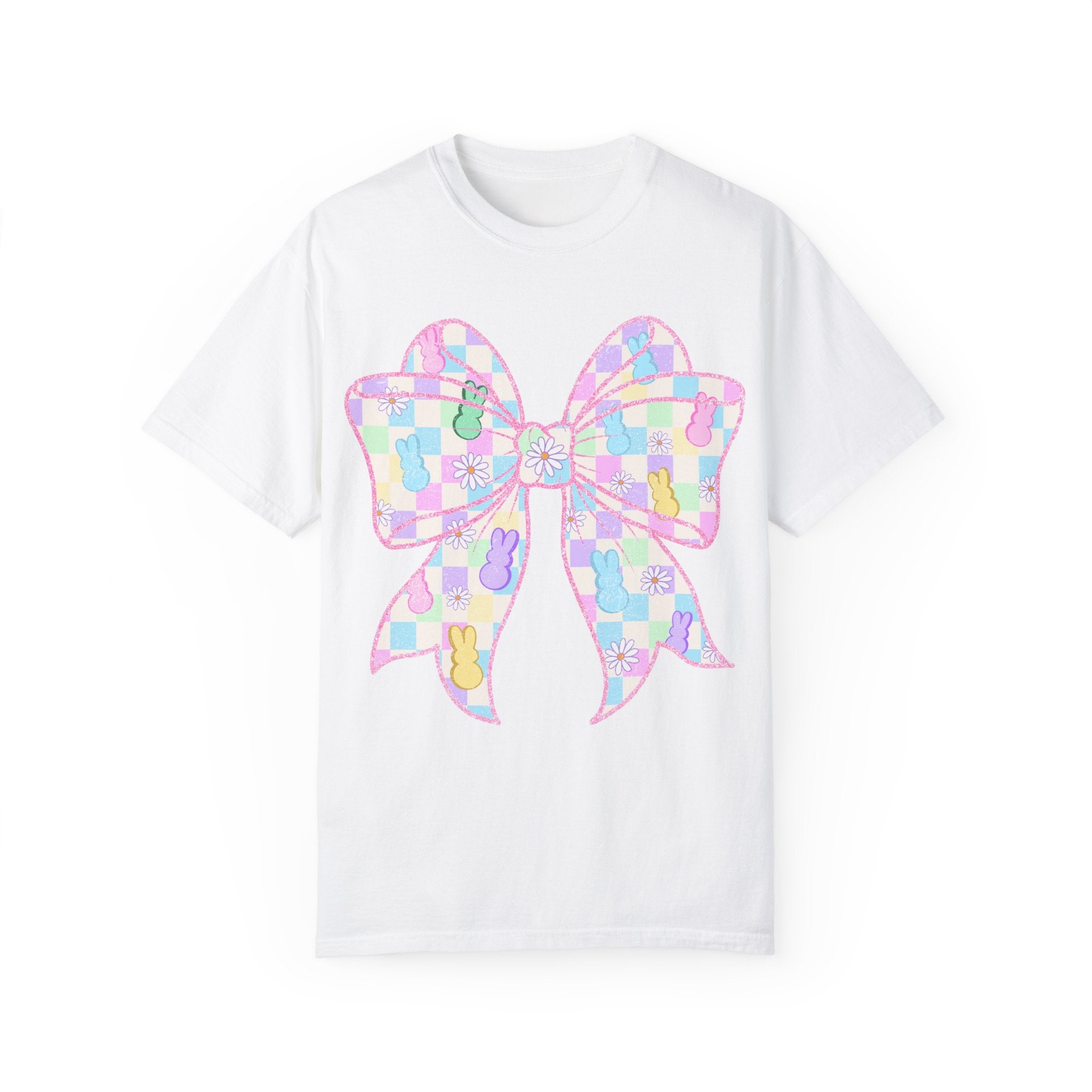 Easter T-Shirt, Bunny Tee, Coquette Bow T-Shirt for Easter