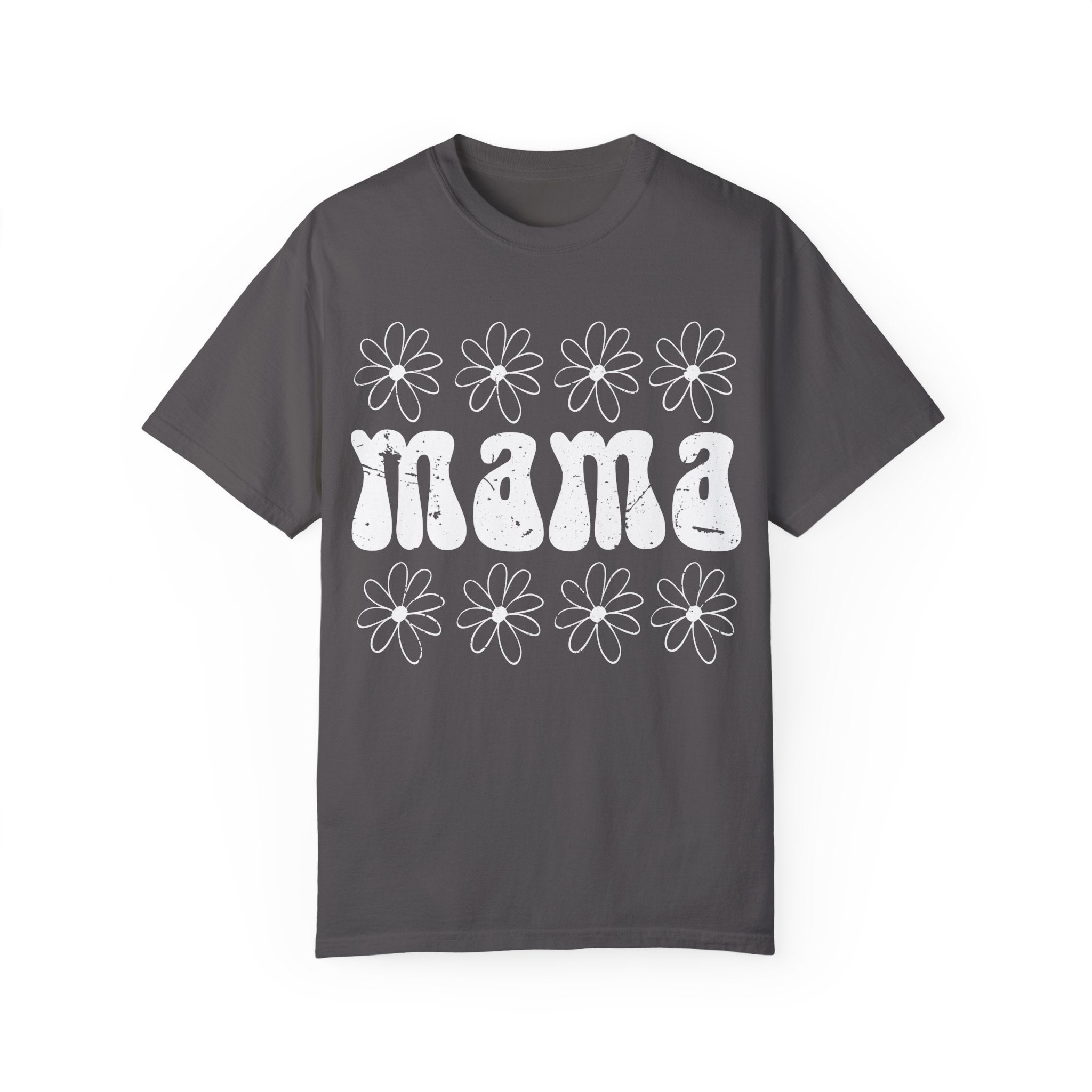 Daisy Flower Mama T-shirt, Mama Tee with Daisies, Mom Shirt for Women