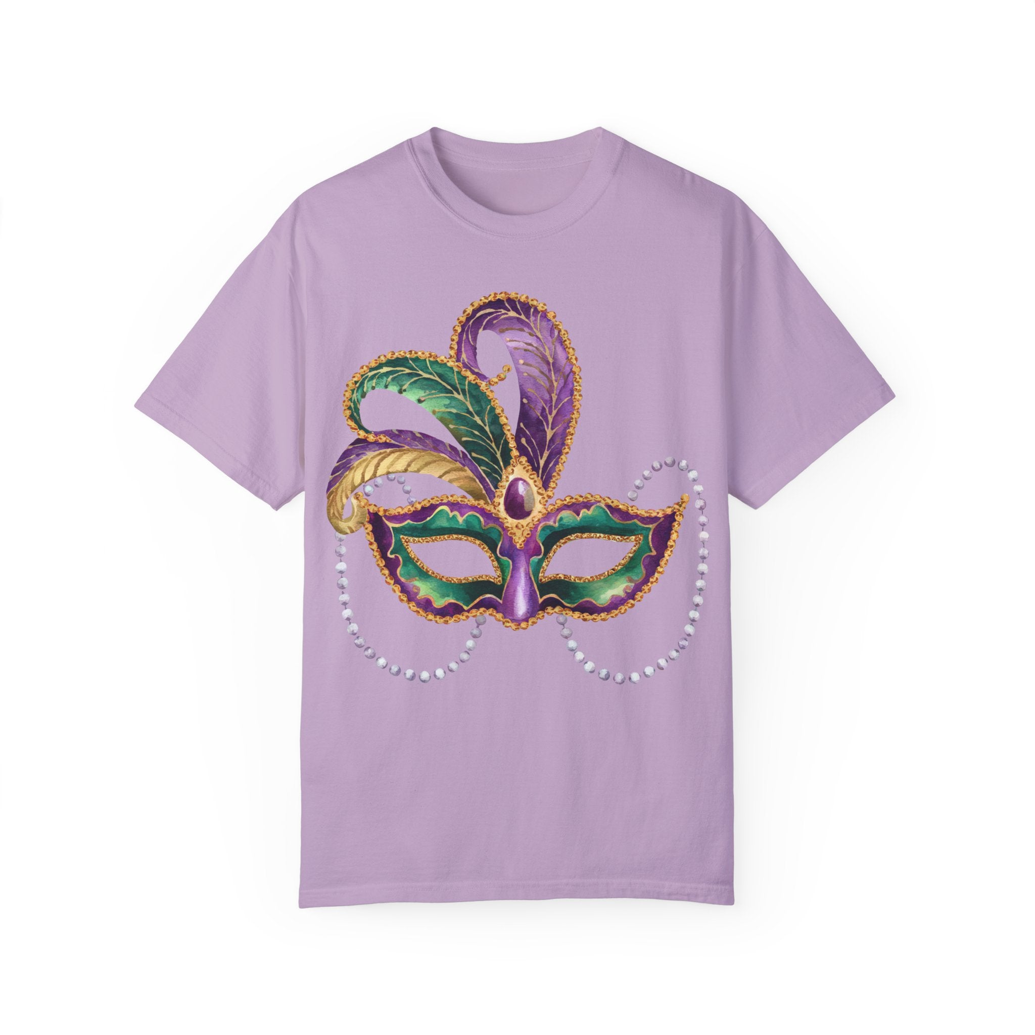 Mardi Gras Mask T-Shirt, Maskarade Tee, Fat Tuesday Women&
