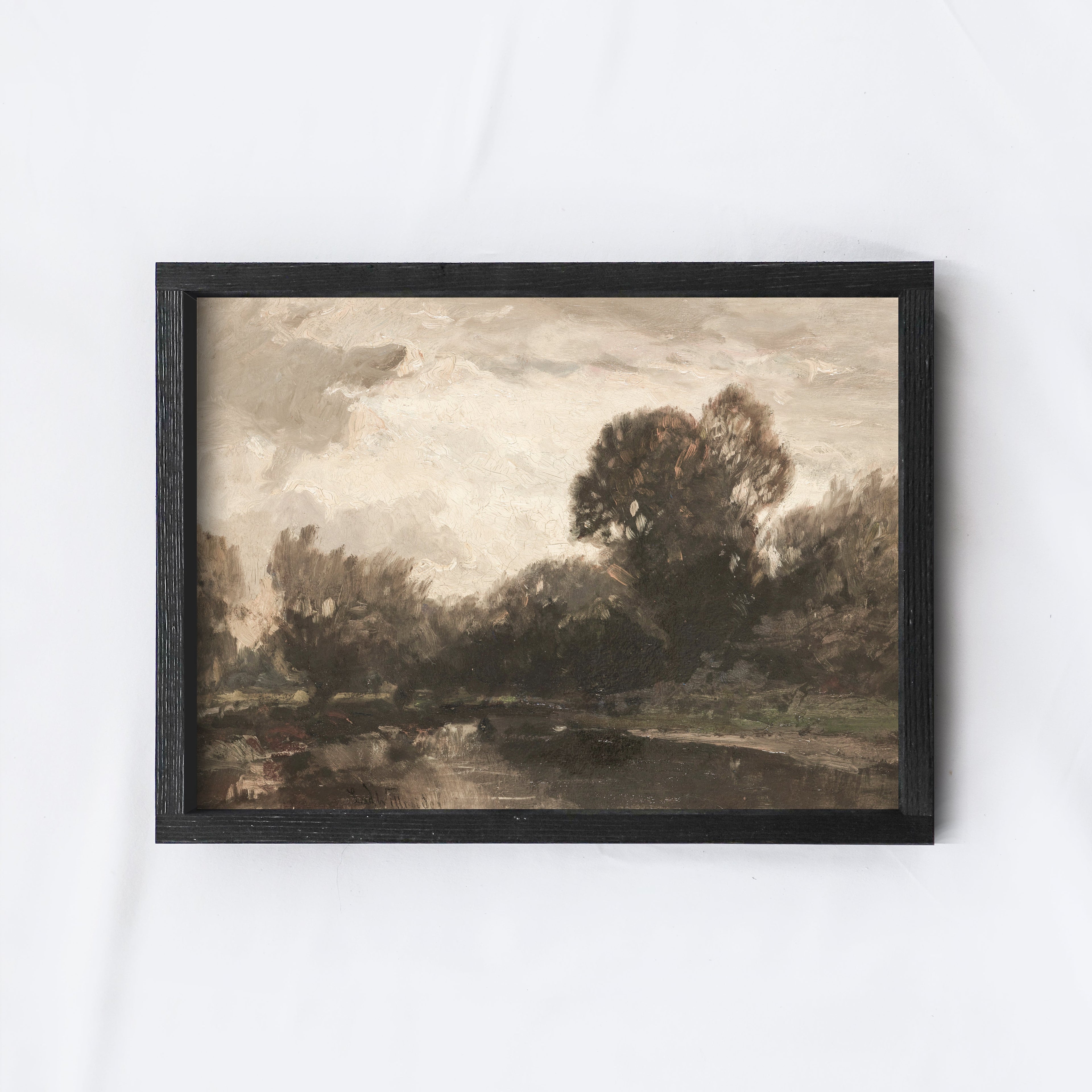 Vintage Landscape Painting A270-1