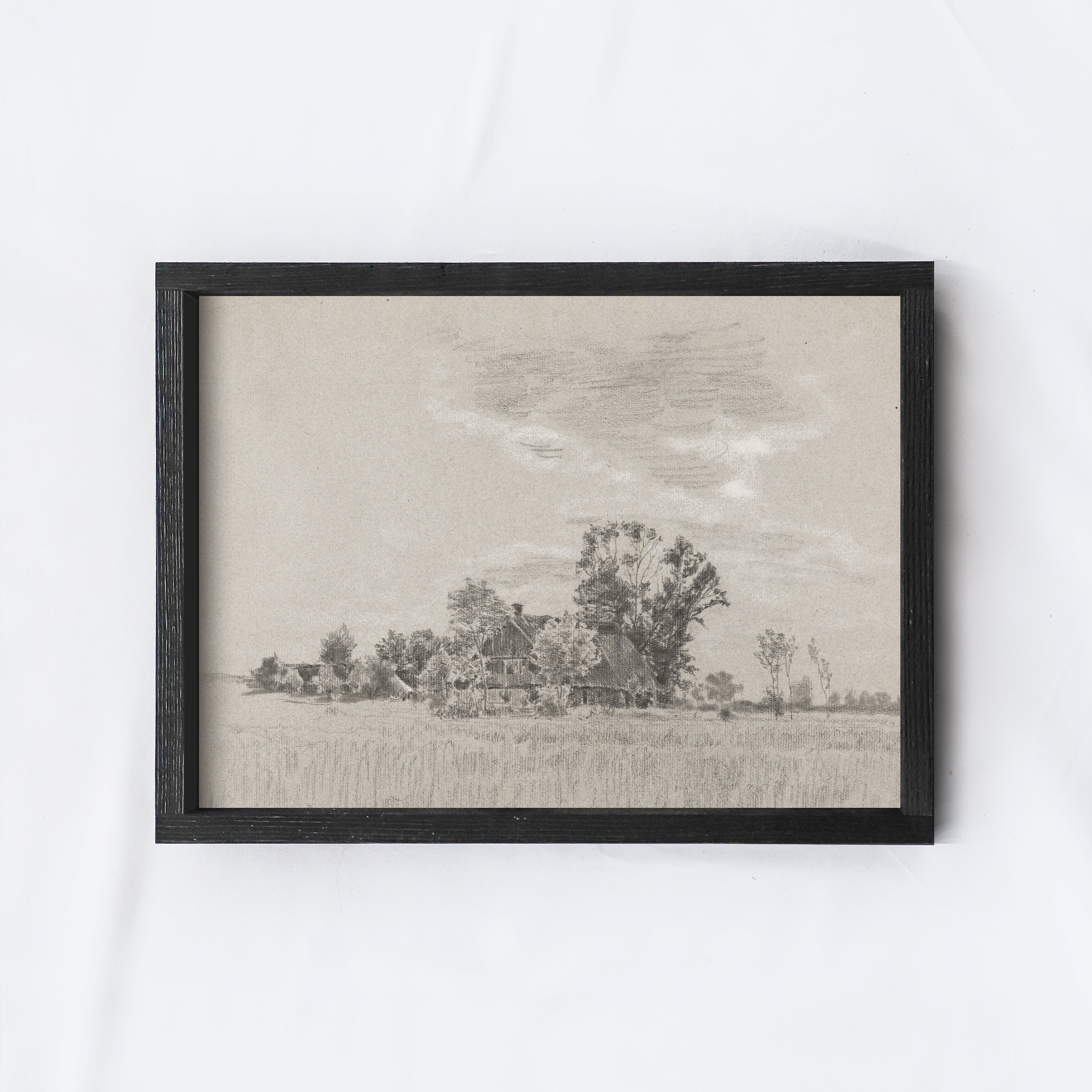 Vintage Countryside Sketch A273-0
