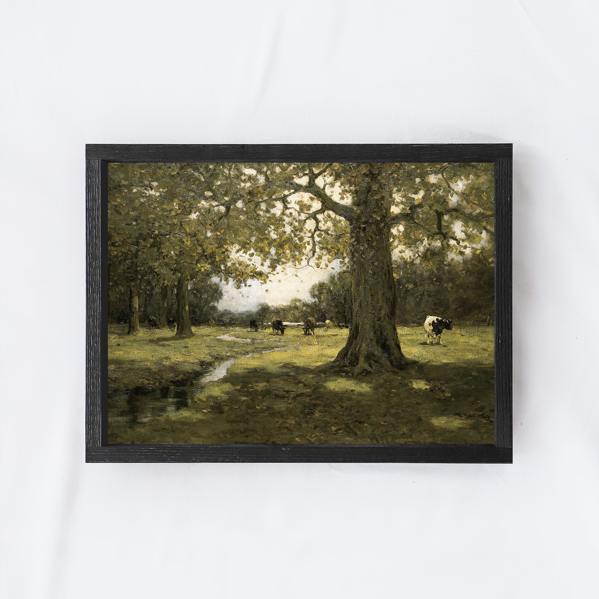 Cows In A Pasture Painting A66-1