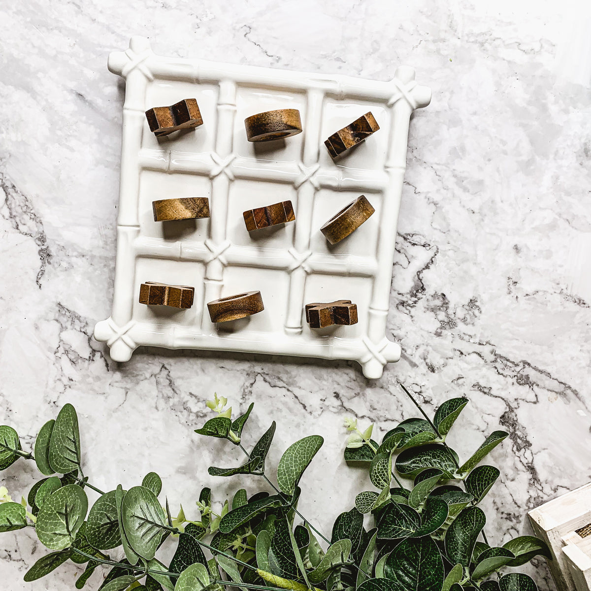 Faux Bamboo Tic Tac toe-10