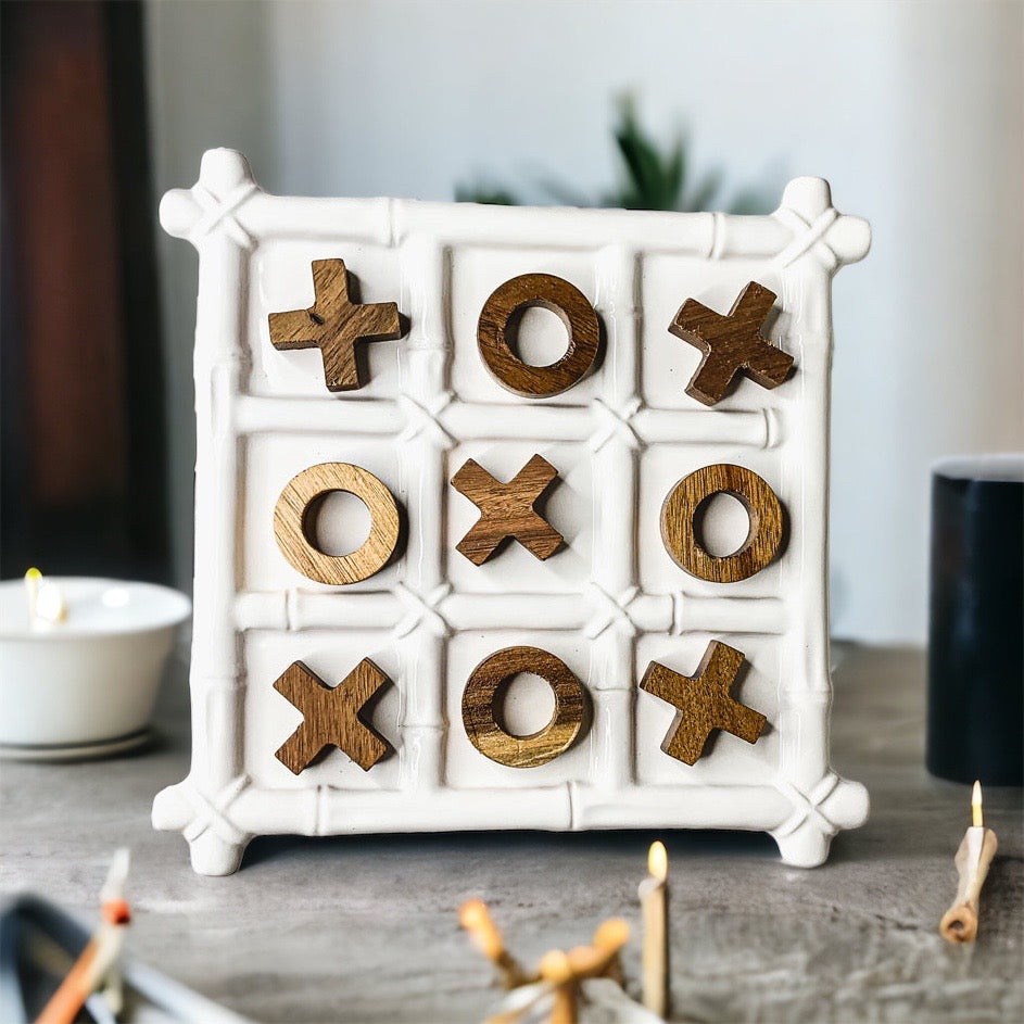 Faux Bamboo Tic Tac toe-6