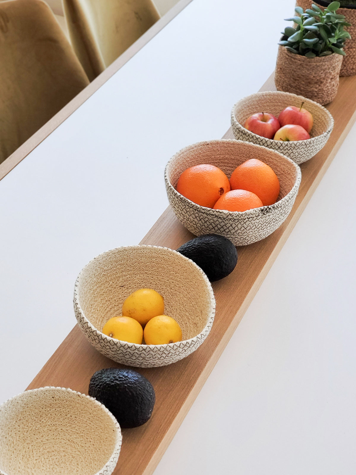 Amari Round Bowl - Brown (Set of 4)-1