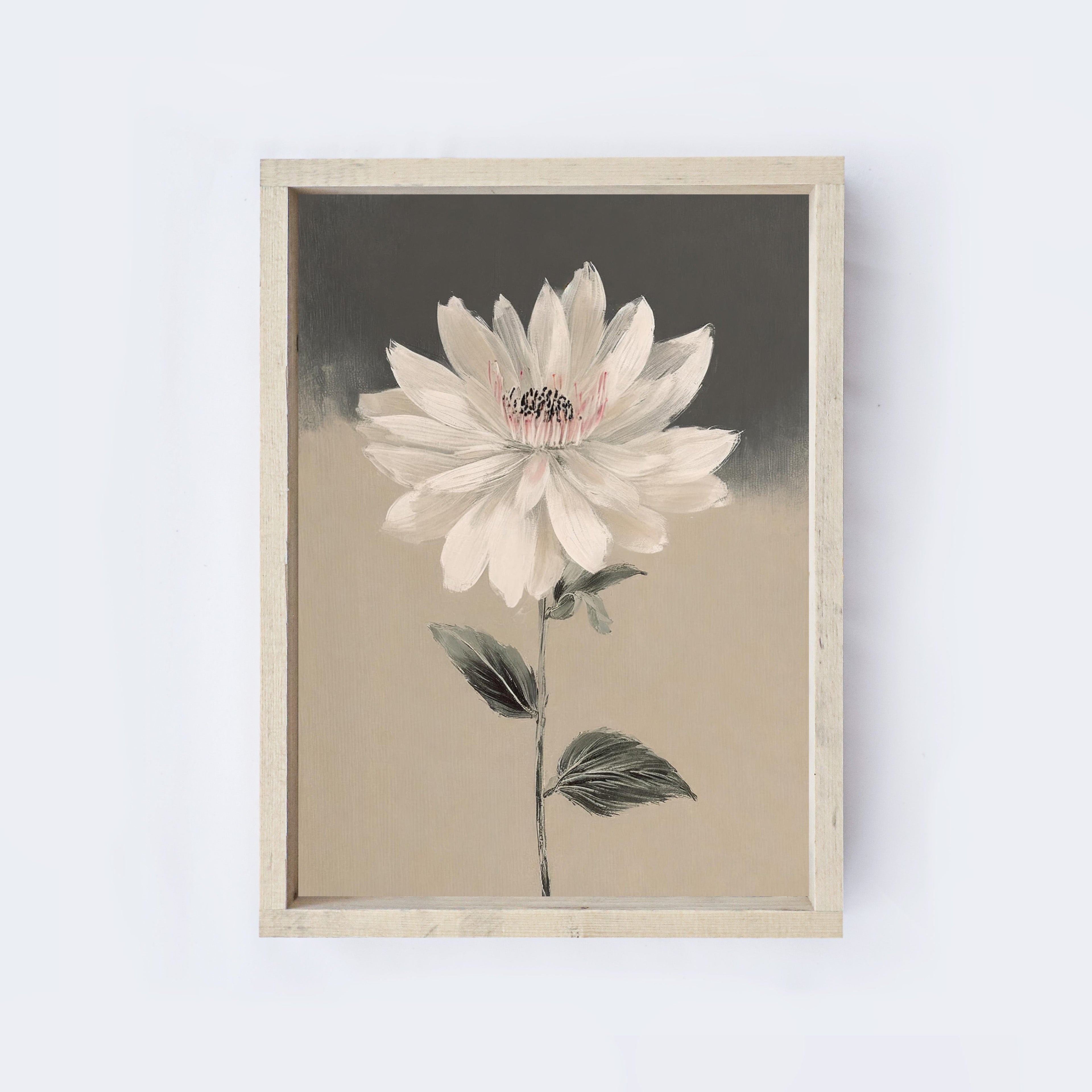 Vintage Flower Painting A15-0