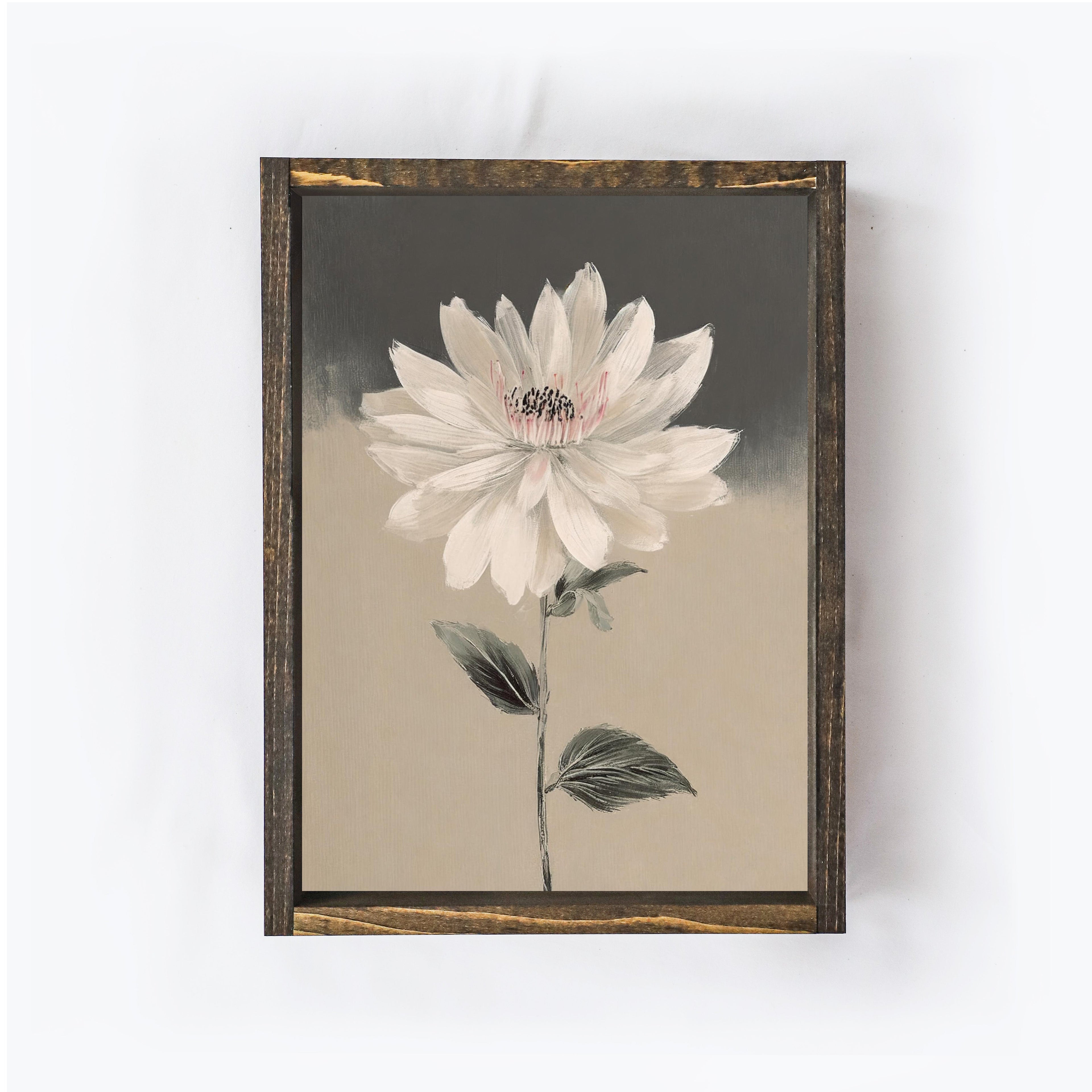 Vintage Flower Painting A15-2
