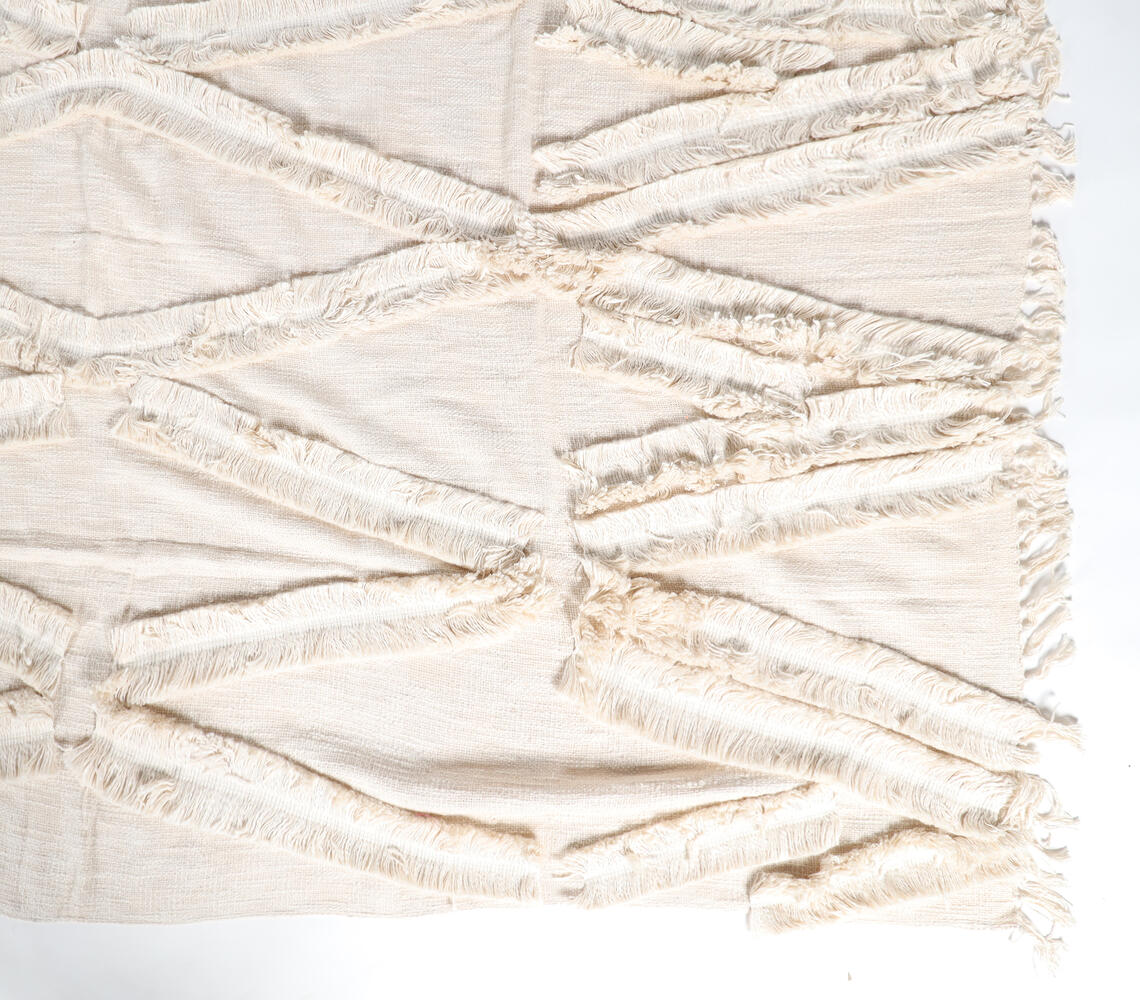 Fringed-Diamond Tasseled Throw-2