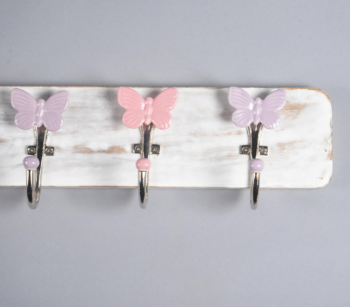 Pastel & Distressed Wood Wall hook-1