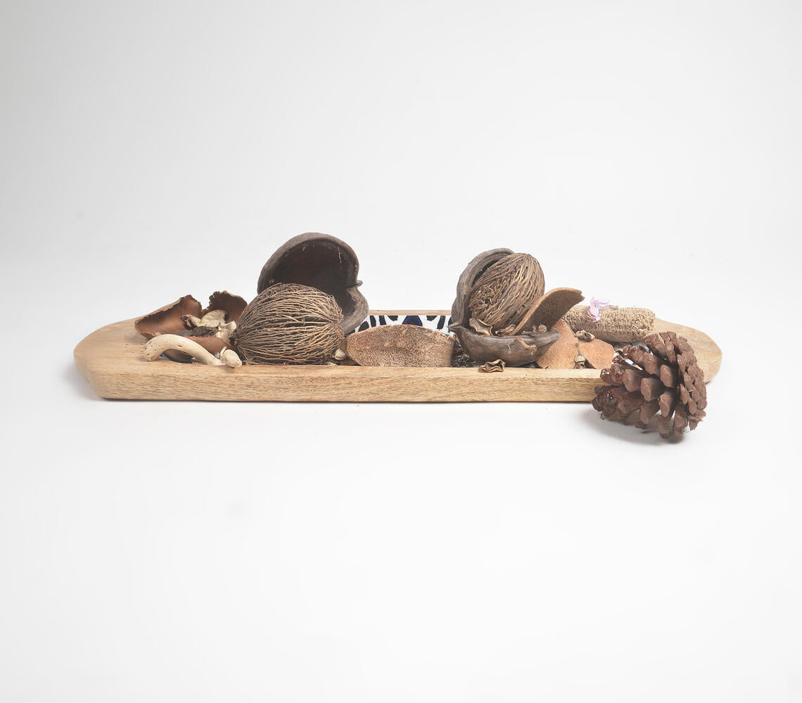 Earthy Pine Cone, Corn, Coco Cap & Mixed Herbs Potpourri (200g pack)-0