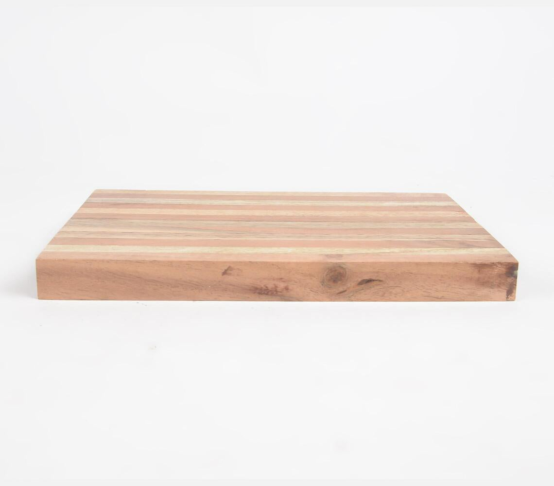 Striped Acacia & Mango Wood Chopping Board-2
