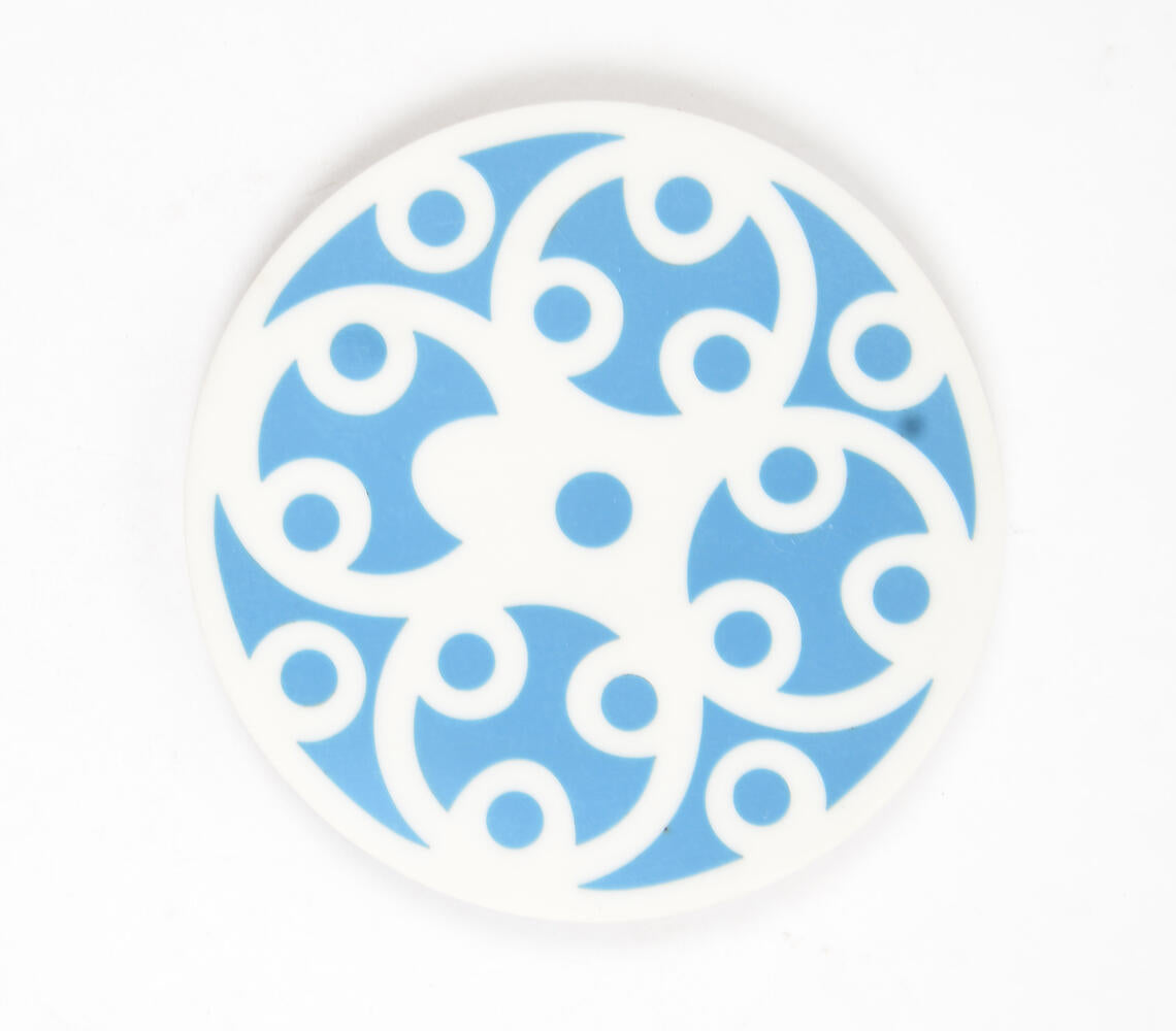 Elegant MDF & Resin Coasters with Box (Set of 4)-2