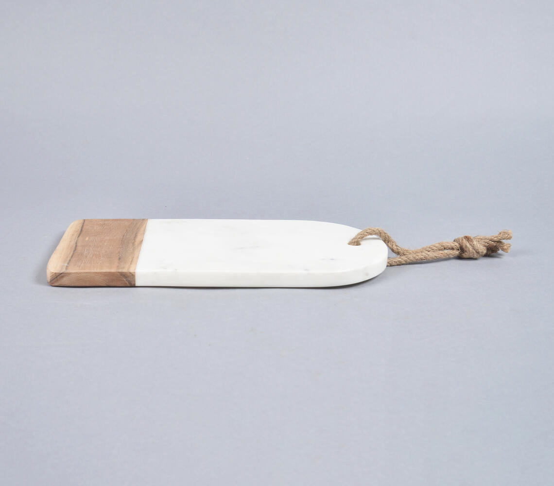 Classic Marble & Wood Cheese Board-3