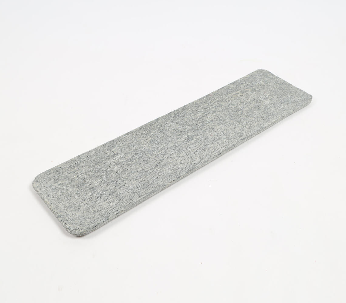Hand carved Narrow Slate Tray-0