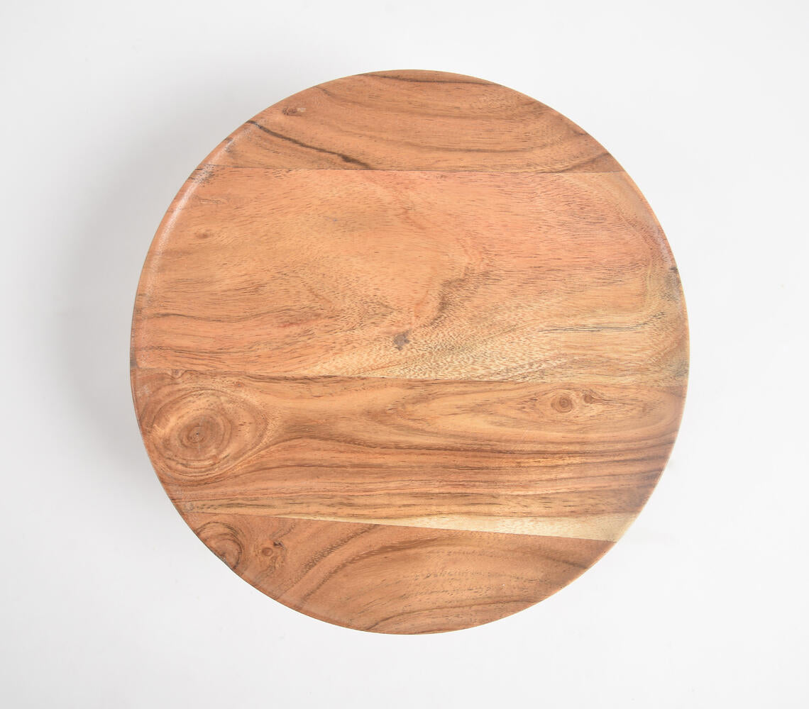 Classic Mango Wood Cake Stand-3