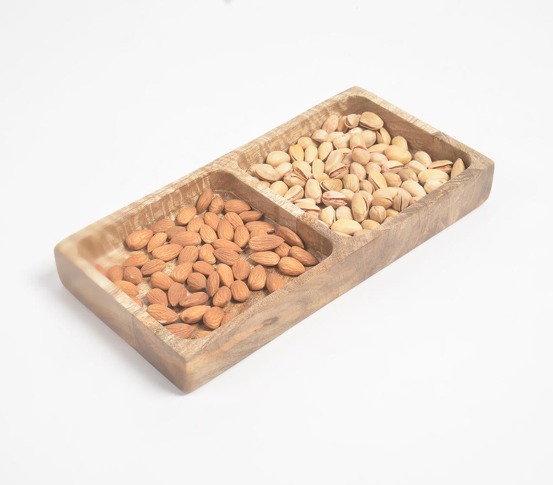 Farmhouse Raw Mango Wood Platter-0