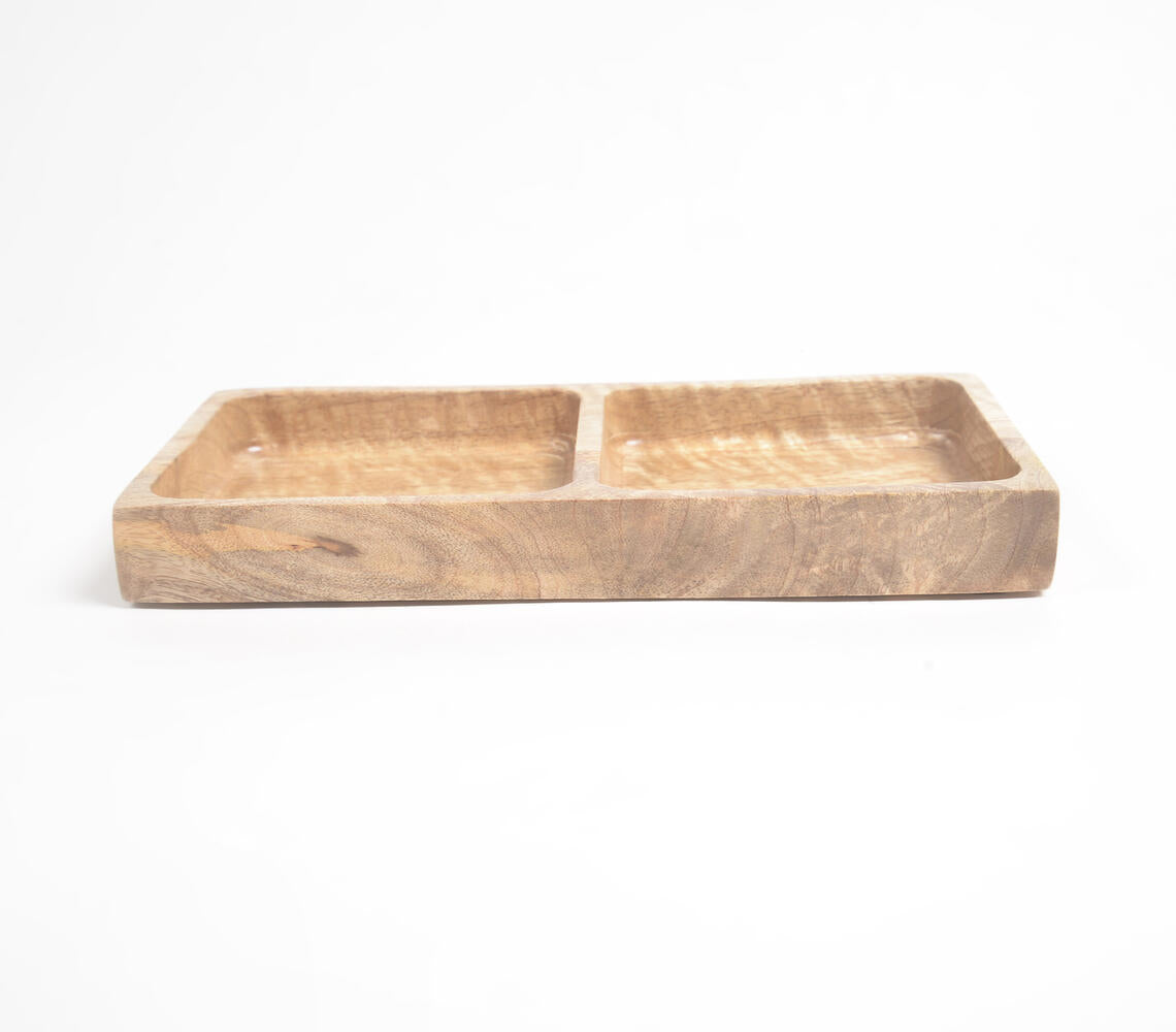 Farmhouse Raw Mango Wood Platter-2