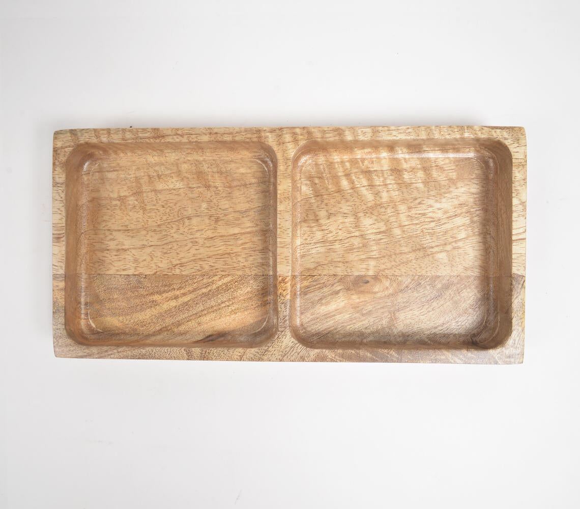 Farmhouse Raw Mango Wood Platter-3