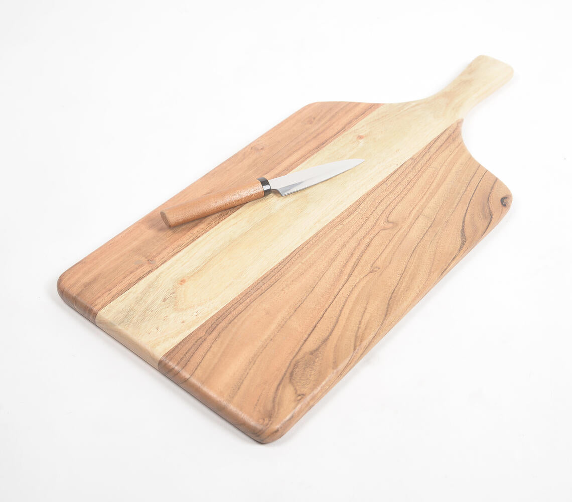 Sleek Raw Wooden Chopping Board-0