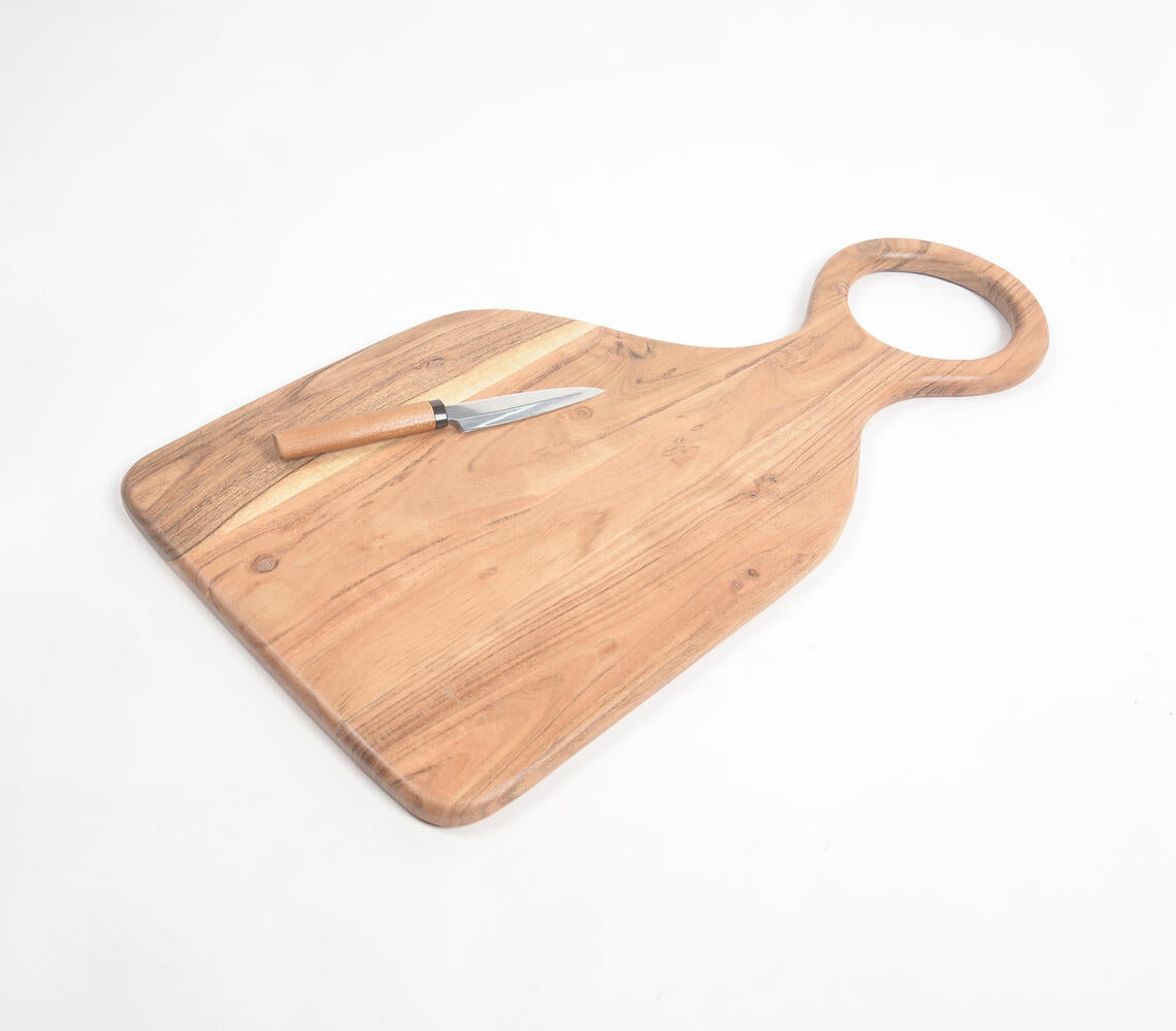 Stylish Raw Acacia Wood Chopping Board Q1-0