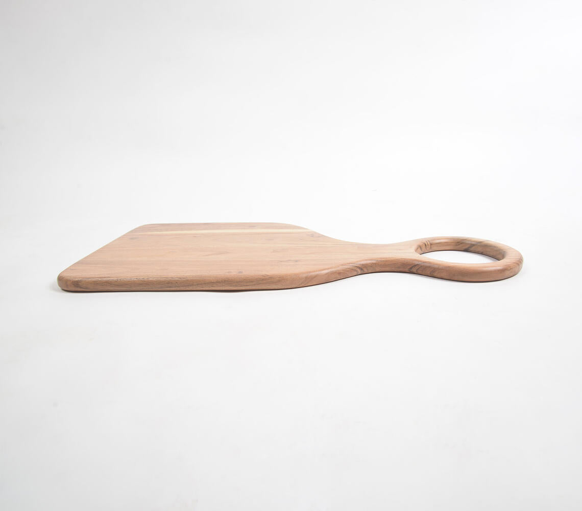 Stylish Raw Acacia Wood Chopping Board Q1-2