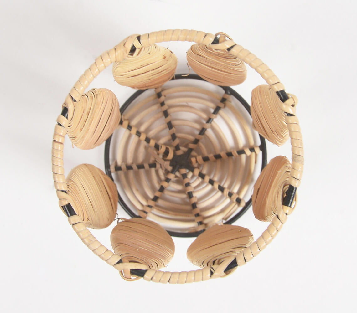 Cane & Iron Leaflets-Cylindrical Pen Stand-3