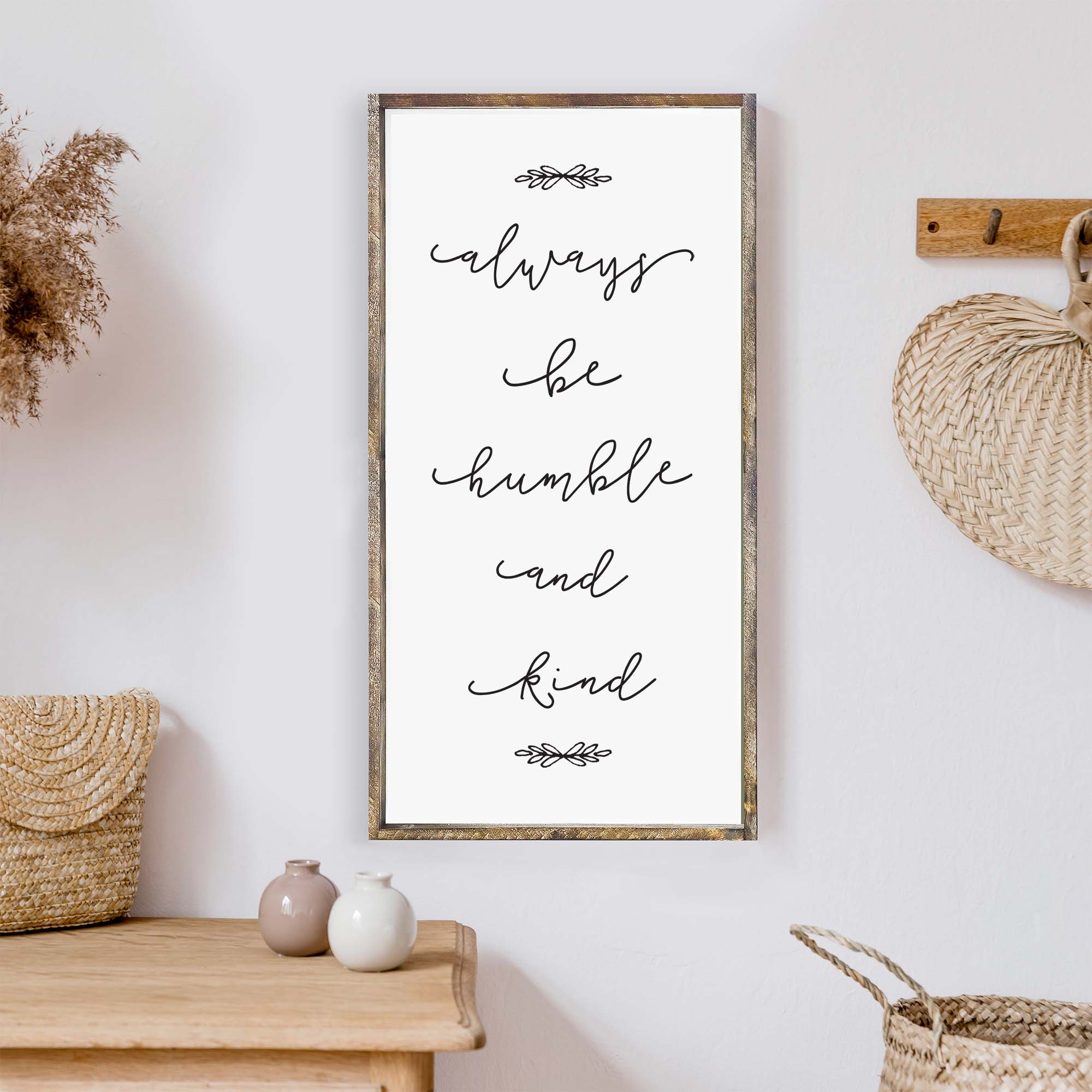 Always Be Humble And Kind Wood Sign-1