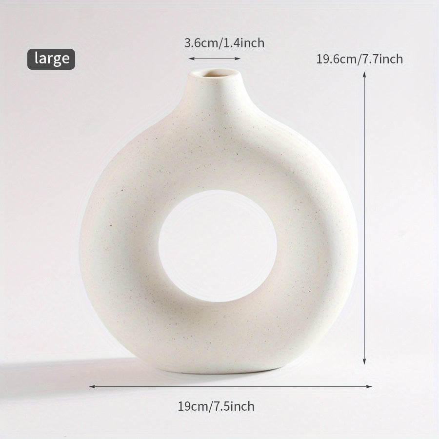 White Ceramic Modern Home Boho Vases-25
