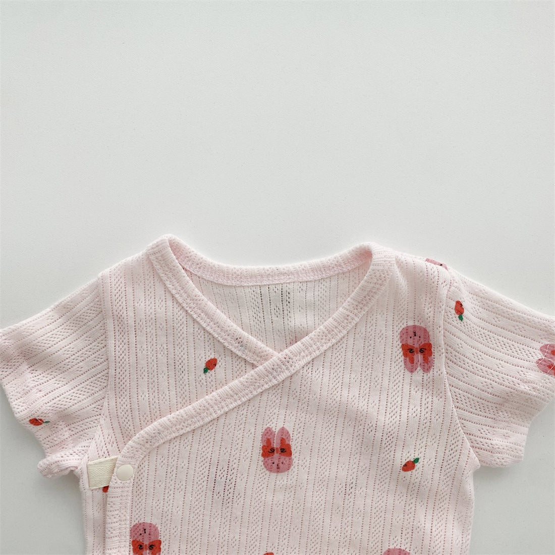 Baby Cartoon Animal Graphic Soft Cotton Breathable Onesies-10