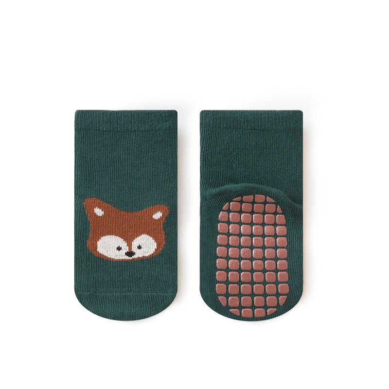 Baby Unisex Breathable Comfy Cartoon Socks Non-Slip-10