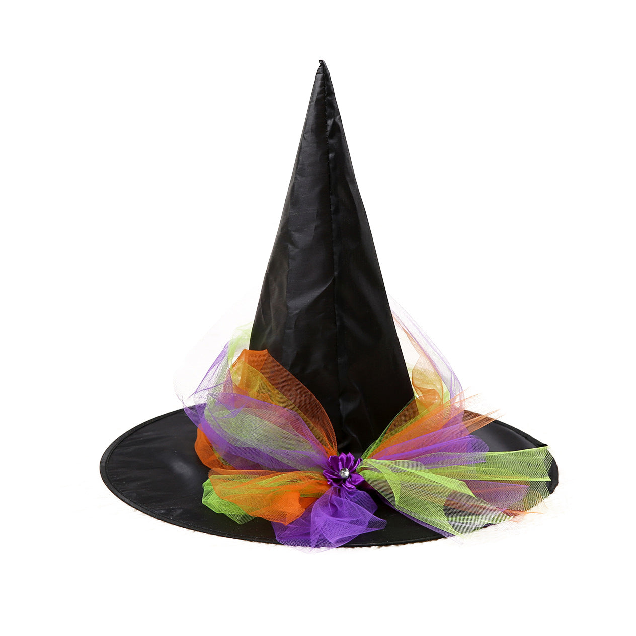 Children’s Halloween Witch Cosplay Hat Skirt Wings 1-Piece Sets-10