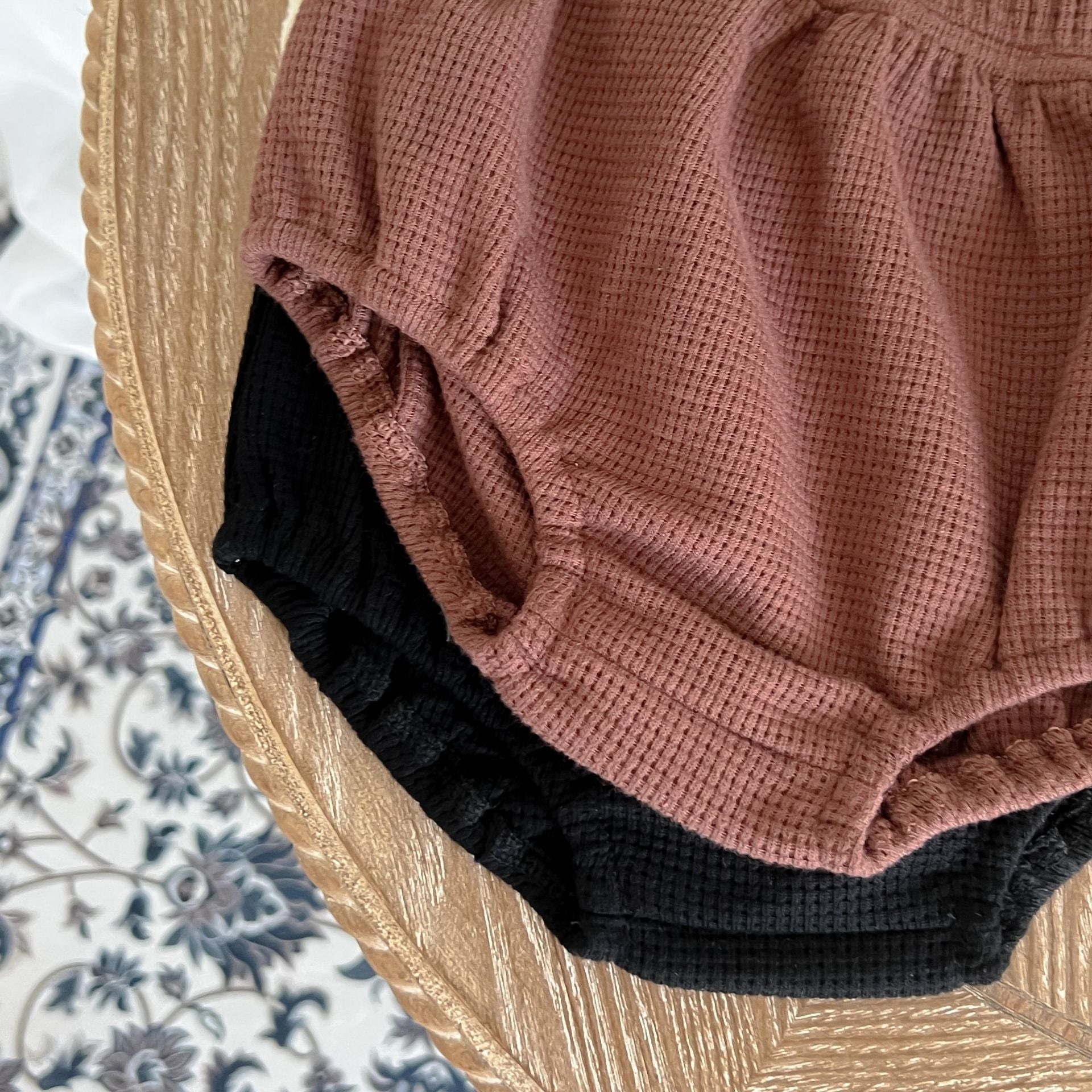 Baby Striped Pattern Long Sleeve Tops & Triangle Shorts 1 Pieces Sets-11