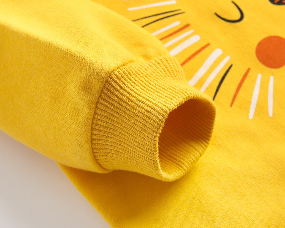Baby Cartoon Animal Pattern Soft Cotton Long Sleeved Cute Romper-13