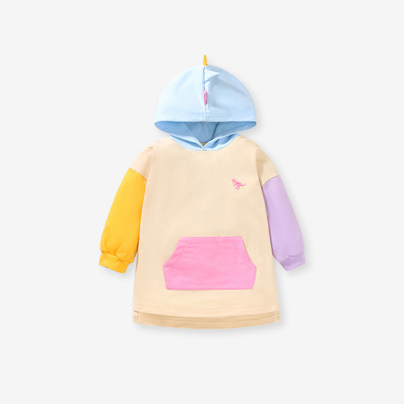 Color Matching Design Hoodie & Leggings Sets-1
