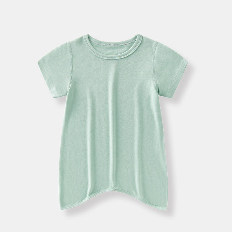 Baby Unisex Solid Color Soft Cotton Sleepwear-2