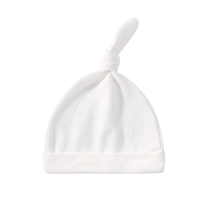 Baby Multicolor Pullover Long Tail Hat Single Layel Tire Caps-1