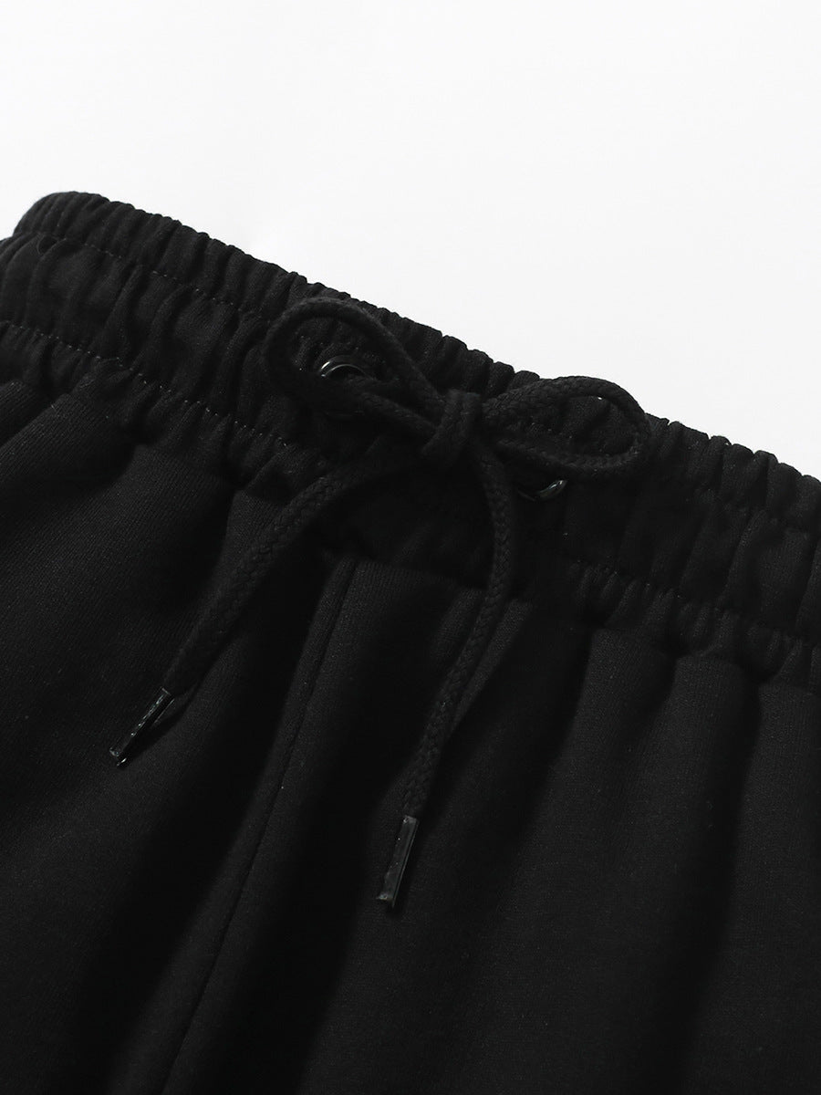 European And American Children’s Autumn Cotton Boys’ Work Pants – Black Casual Kids Trousers-1