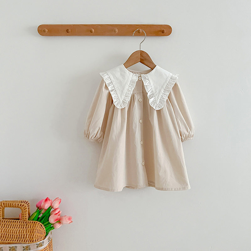 College Style Big Collar Fashion Onesies & Dress-2