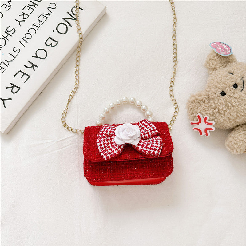 Stylish And Versatile Carry-On Girls’ Portable Red Crossbody Handbag-3