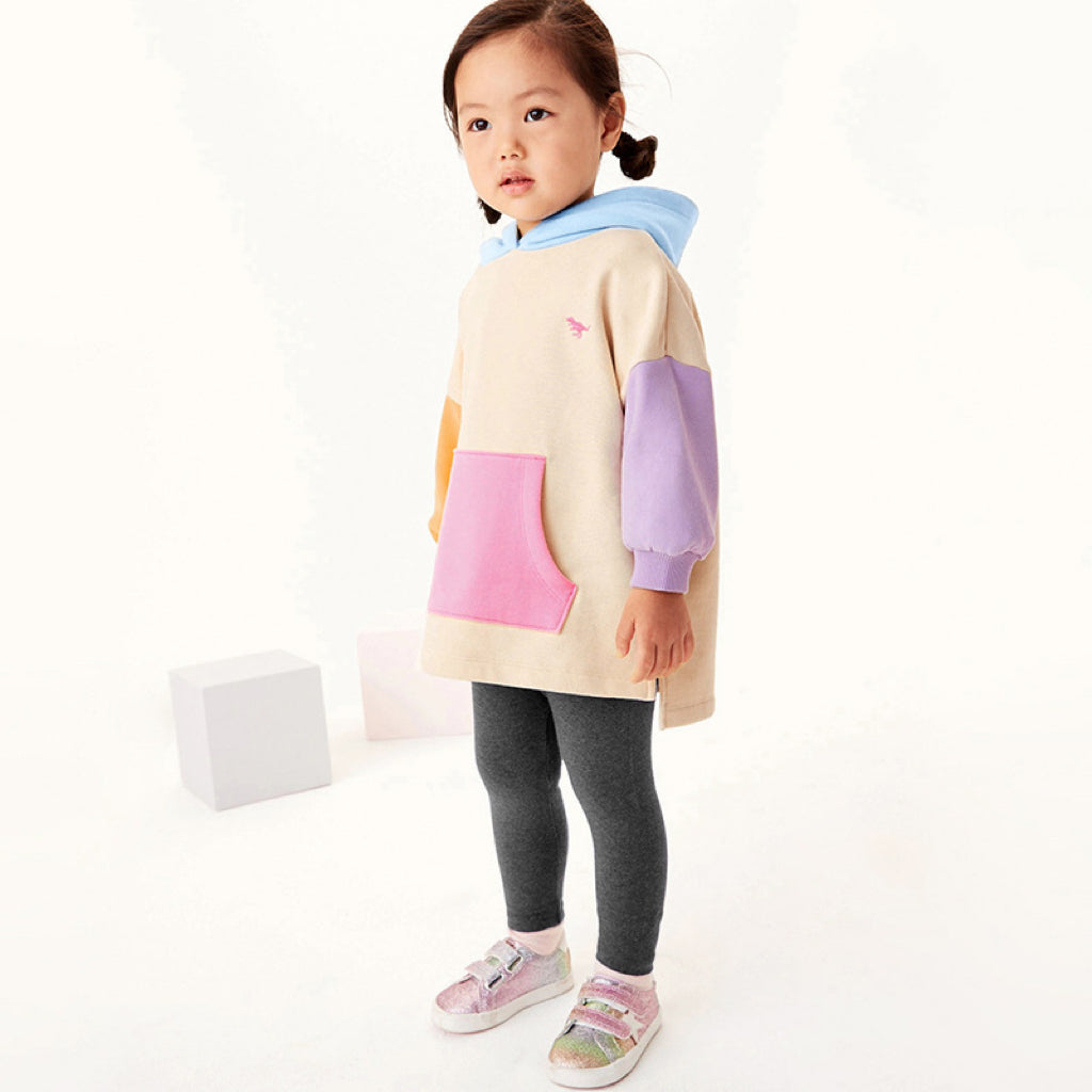 Color Matching Design Hoodie & Leggings Sets-3