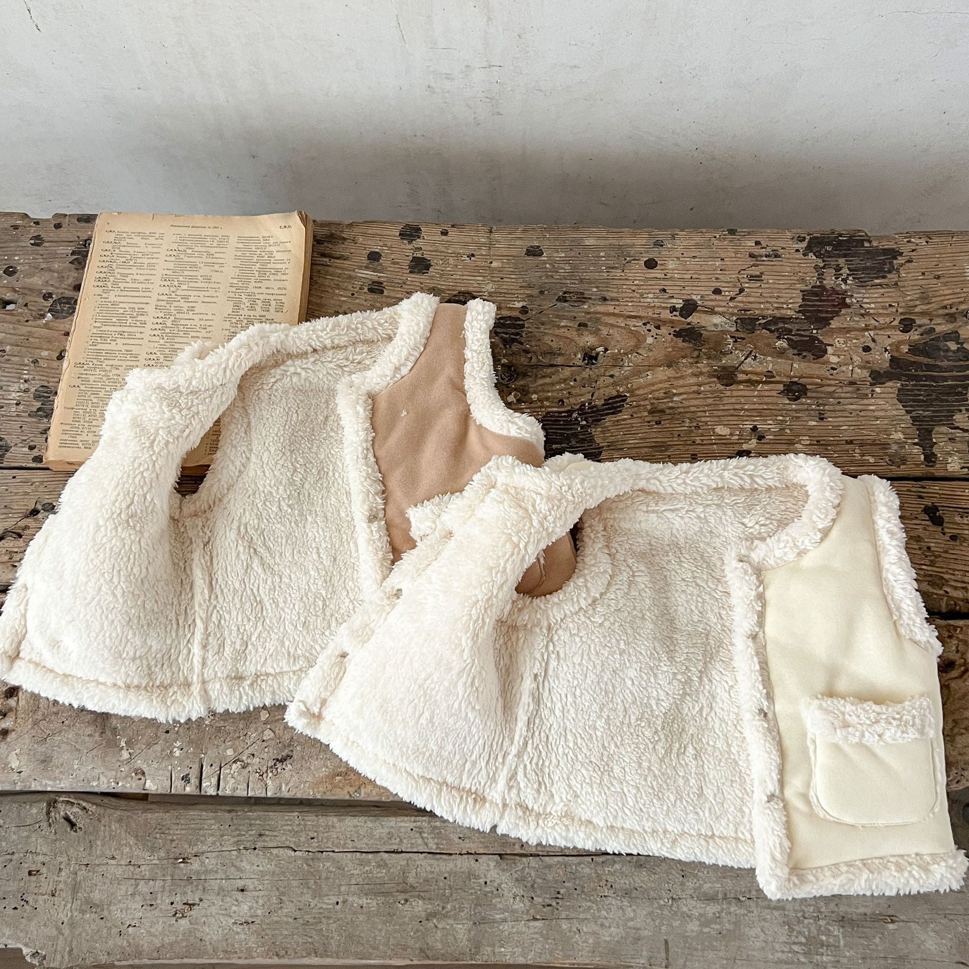 Infant Baby Two Kinds Thickened Knit Cardigan-6