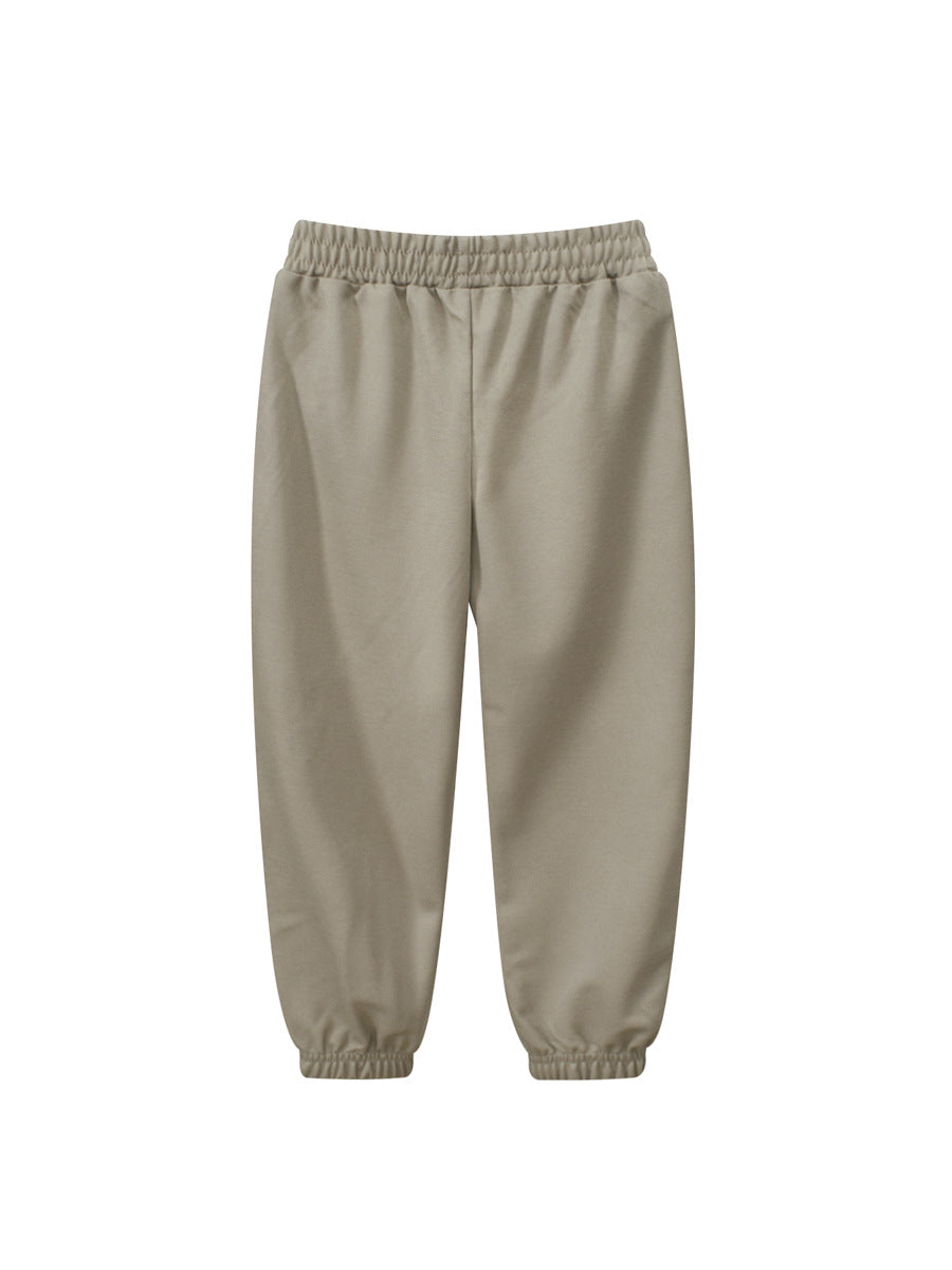 Children’s Summer Boys’ Solid Color Thin Breathable Pants – Casual Kids Trousers-4