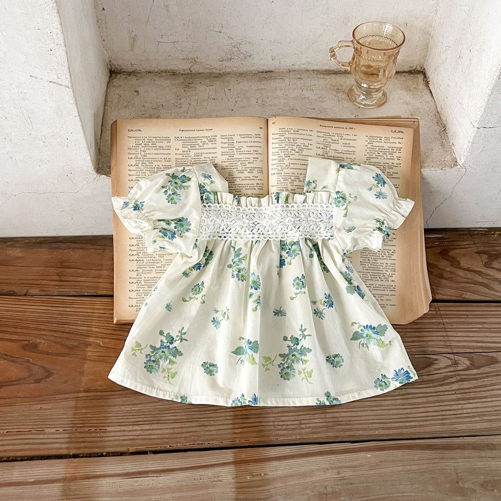 Baby Girl Flower Pattern Square Neck Onesies & Sets-4
