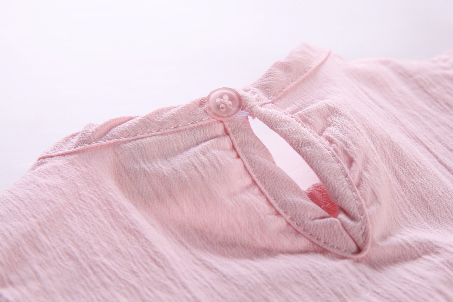 Baby 1pcs Contrast Tape Patched Frill Trim Sleeveless Onesies & Hat-6