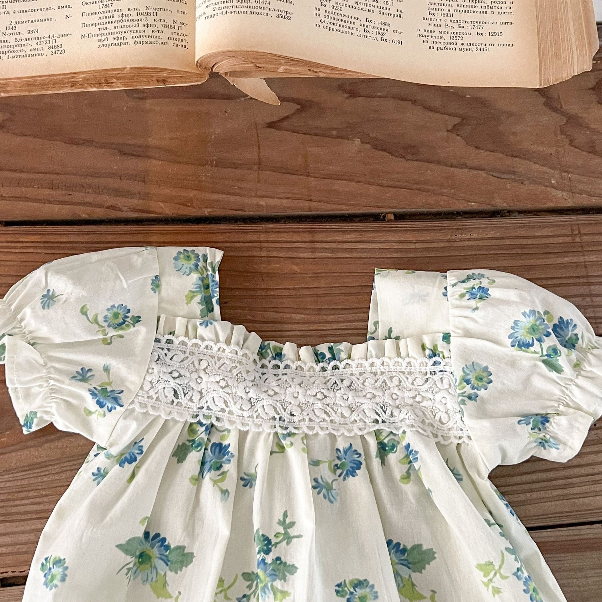 Baby Girl Flower Pattern Square Neck Onesies & Sets-6